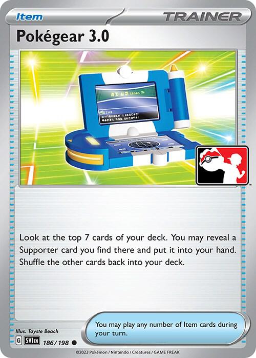 Pokegear 3.0 186/198 from Prize Pack Series Cards
