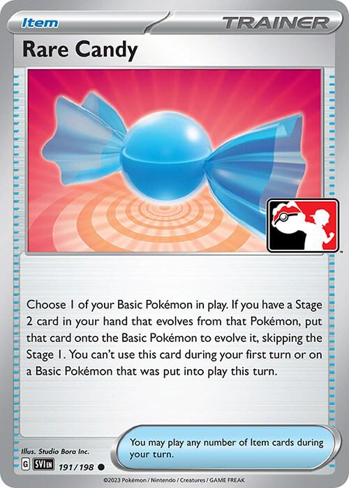 Rare Candy 191/198 from Prize Pack Series Cards