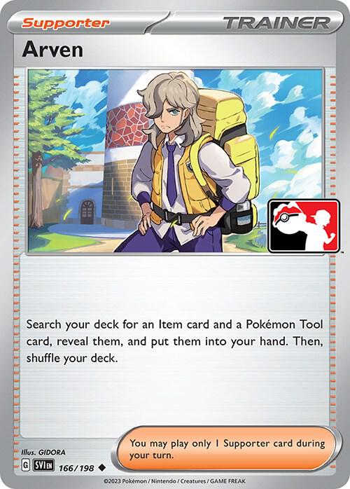 Arven 166/198 from Prize Pack Series Cards