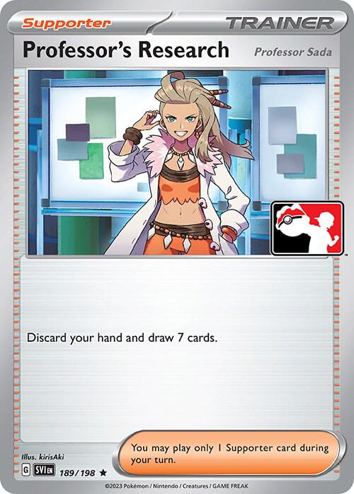Professor's Research 189/198 from Prize Pack Series Cards