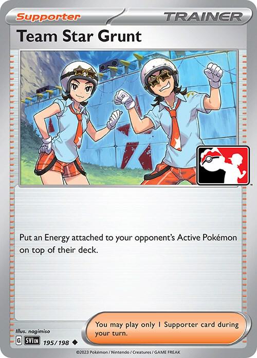 Team Star Grunt 195/198 from Prize Pack Series Cards
