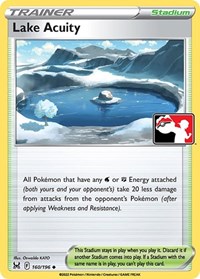 Lake Acuity #160/196 from Prize Pack Series Cards Pokemon card image