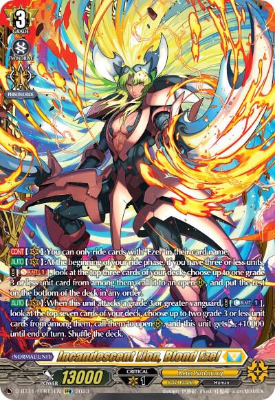 Incandescent Lion, Blond Ezel (FFR) - D-BT11: Clash of the Heroes
