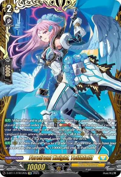 Forefront Knight, Teithfallt (FFR) - D-BT11: Clash of the