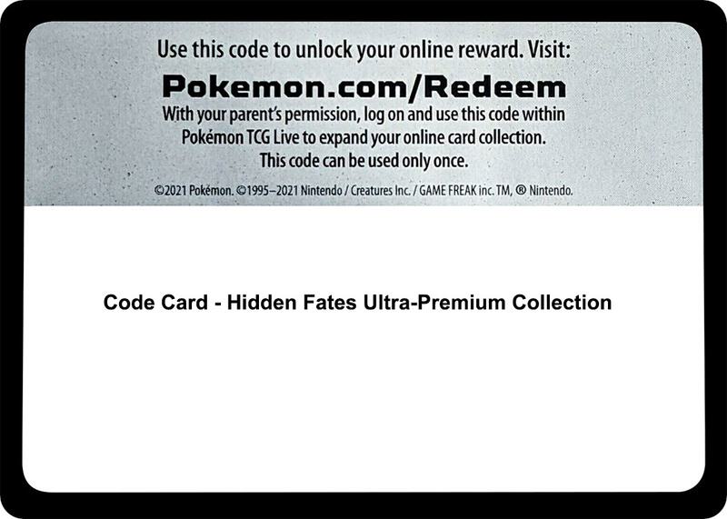 Code Card - Hidden Fates Ultra-Premium Collection  from Hidden Fates