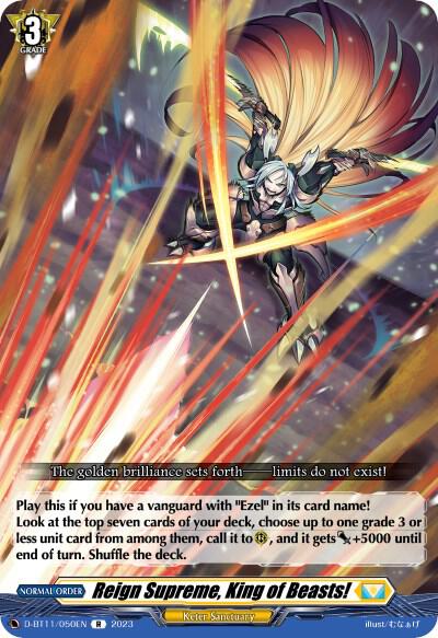 Reign Supreme, King of Beasts!