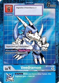 Veedramon - BT1-115 (Resurgence Booster Reprint) - Resurgence Booster - Digimon card