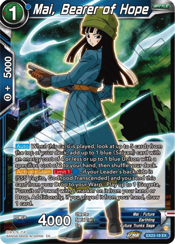 Mai, Bearer of Hope #EX23-18 — Expansion Deck Box Set 23: Premium Anniversary Box 2023