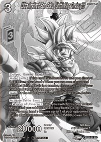 Ultra Instinct Son Goku, Unthinking Onslaught (2023 Offline Regionals Silver Print) card art