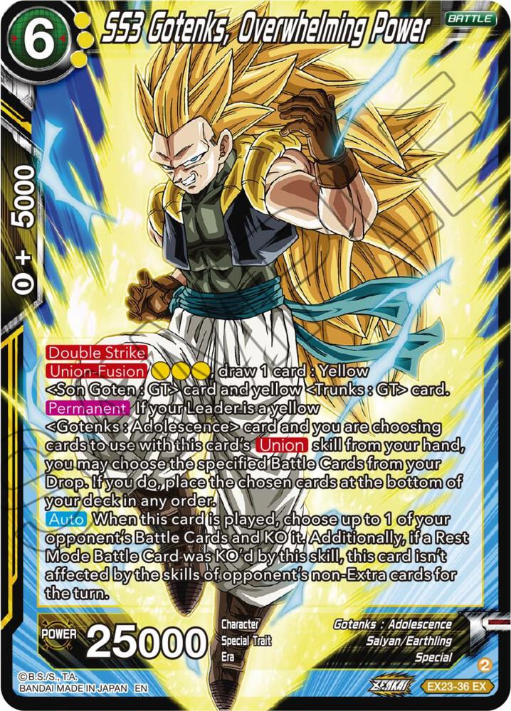 SS3 Gotenks, Overwhelming Power - Expansion Deck Box Set 23