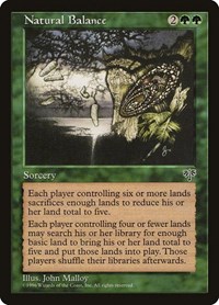 Natural Balance - Mirage - Magic: The Gathering card