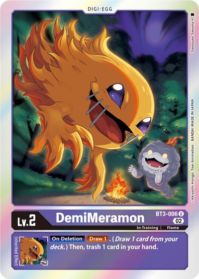 DemiMeramon Resurgence Booster Reprint