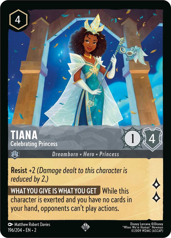 ティアナ スーパーヒーロー・プリンセスカード Tiana - Celebrating Princess - Rise of the Floodborn - Disney