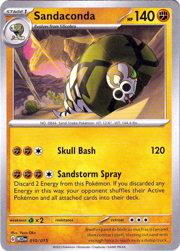 Sandaconda 010/015 from McDonald's Promos 2023