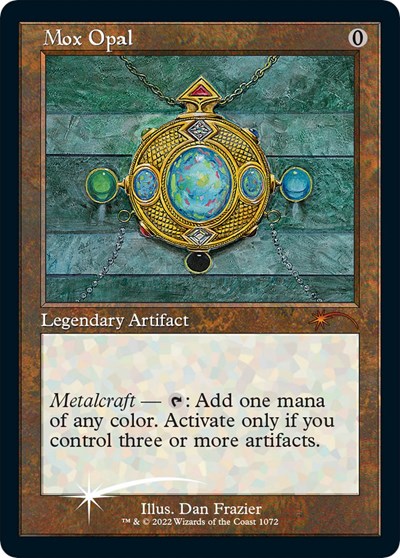 Mox Opal Retro Frame Foil Etched