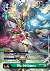 Diarbbitmon (Textured Alternate Art) - Resurgence Booster - Digimon card