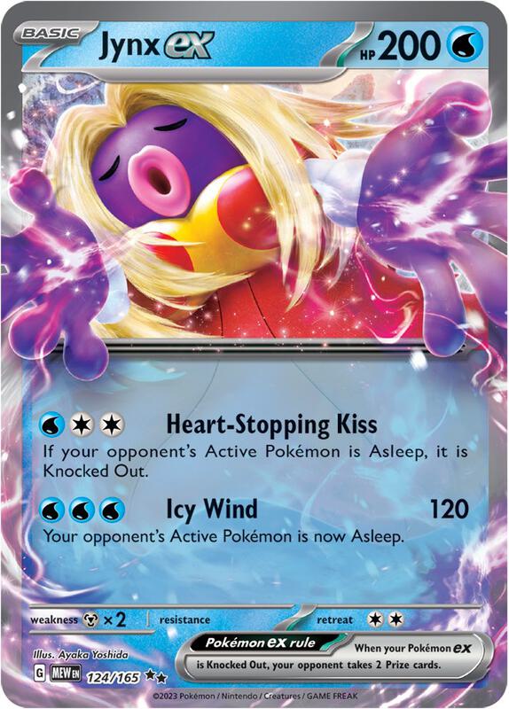 Jynx ex - 124/165 - SV: Scarlet & Violet 151 - Pokemon