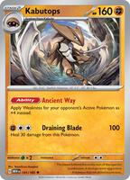 Kabutops カブトプス ポケモンカード 英語版 Kabutops Pokemon Silver Mini Flake Card japan Pocket monster