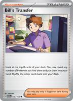 pokemon trainer bill card value Bill's Transfer 156/165 - 151 - Set Trainer Rule Bill's Transfer - 156/165 -