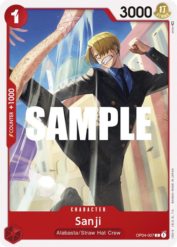 Sanji 007 onepiece card