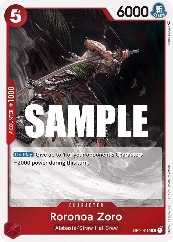 Roronoa Zoro onepiece card