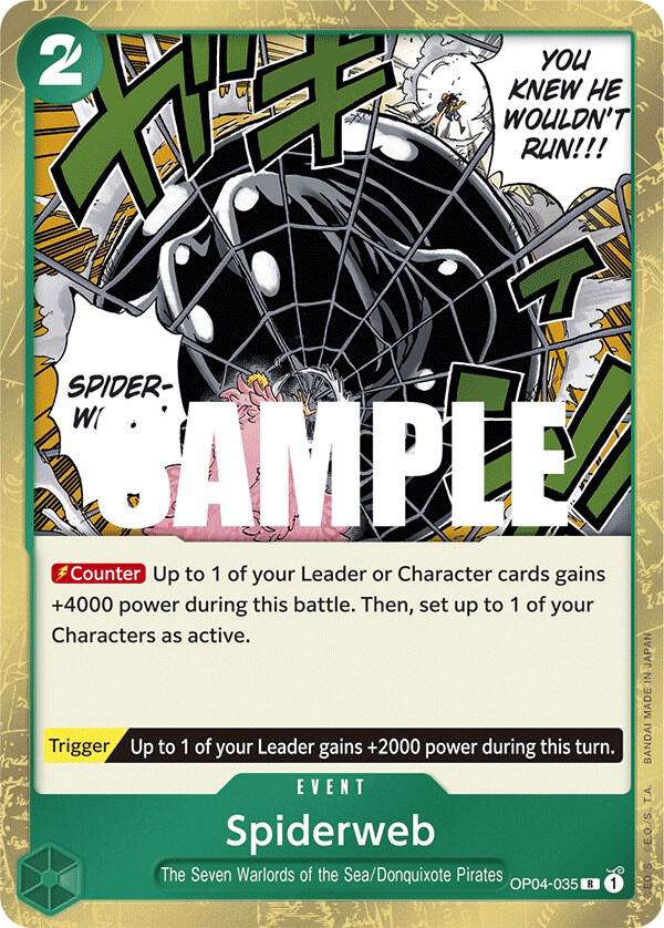 Spiderweb onepiece card