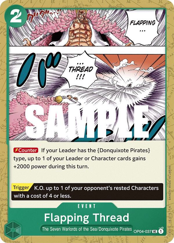 Flapping Thread onepiece card
