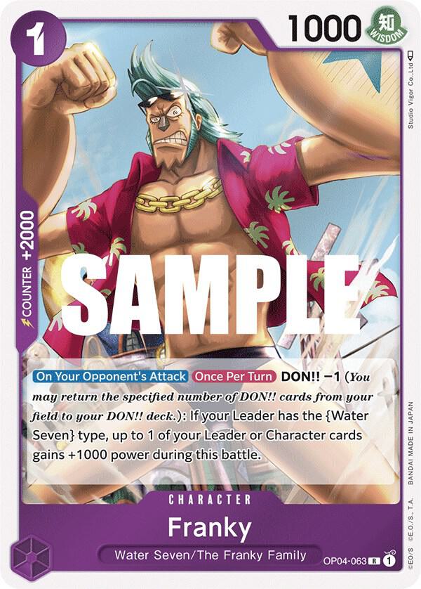 Franky onepiece card