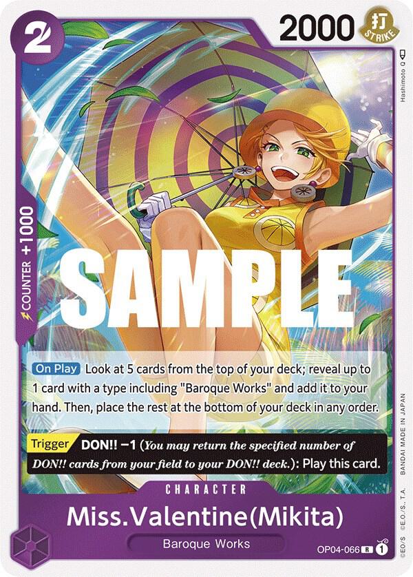 MissValentineMikita onepiece card