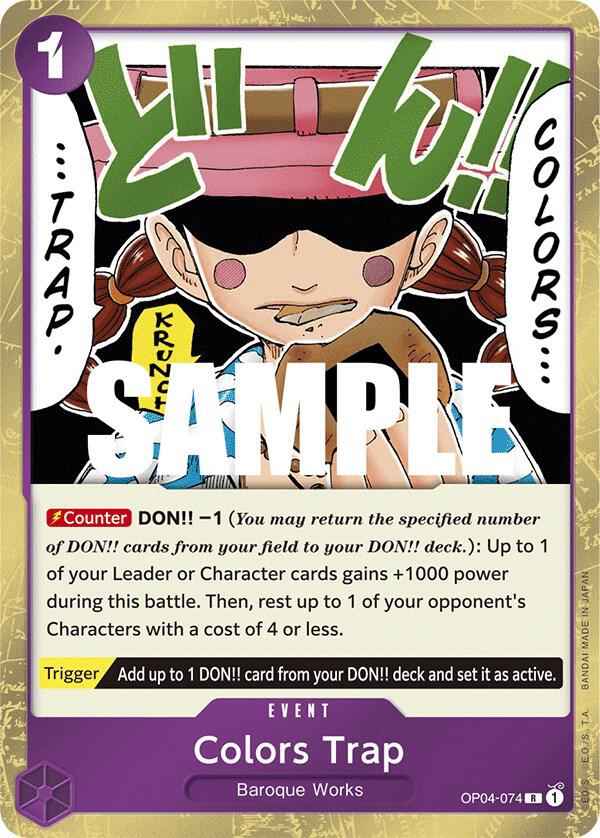 Colors Trap onepiece card