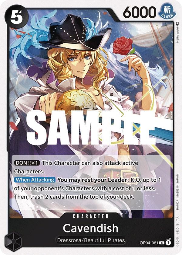 Cavendish onepiece card