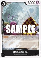 Bartolomeo - Kingdoms of Intrigue - One Piece Card Game