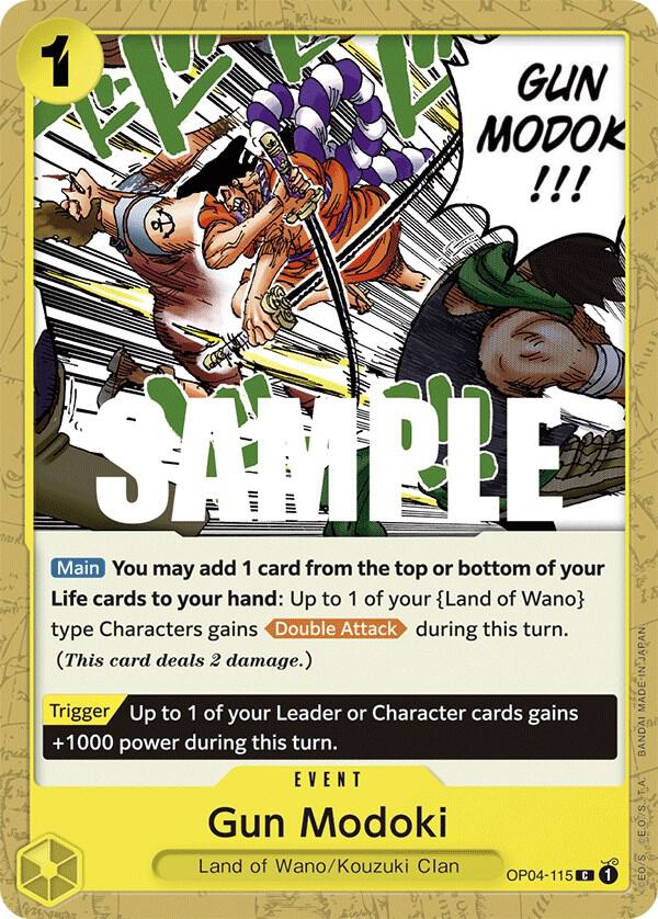 Gun Modoki onepiece card