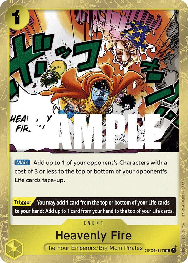 Heavenly Fire onepiece card