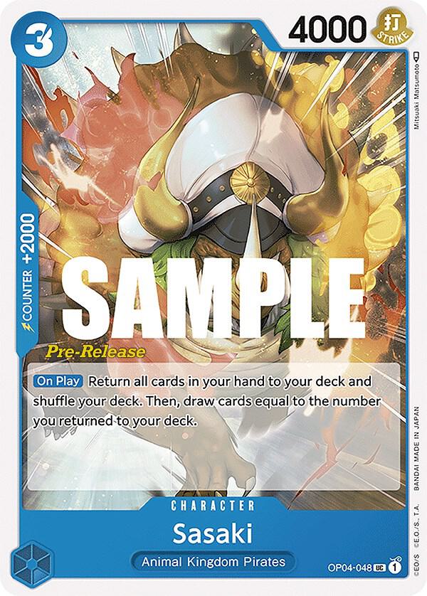 Sasaki - Kingdoms of Intrigue Pre-Release Cards - One Piece Card Game -  TCGplayer.com