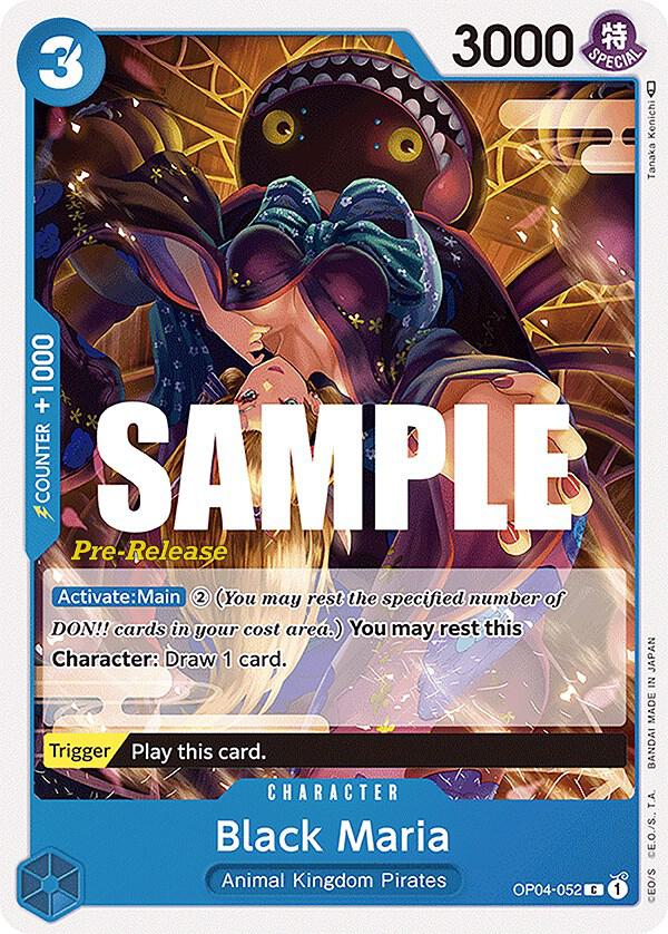 Black Maria OP04-052 card