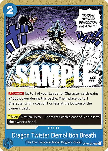 Dragon Twister Demolition Breath - Kingdoms of Intrigue Pre-Release ...
