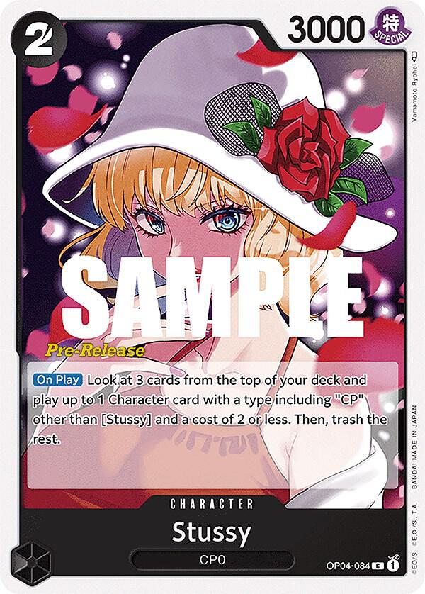 Stussy - Kingdoms of Intrigue Pre-Release Cards - One Piece Card