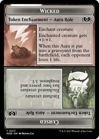 Wicked Role / Cursed Role // Emblem - On An Adventure Double-Sided Token