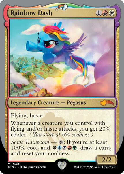 mtg rainbow dash commander deck Rule 0 Rainbow Dash Commander: My Little Pony or Apocalypse?