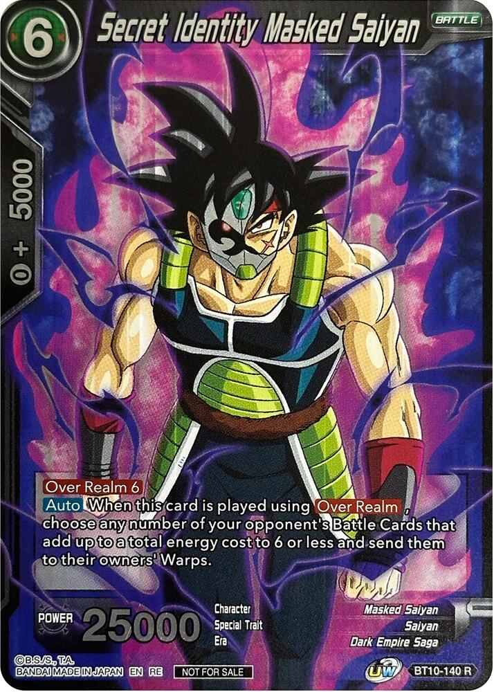 Secret Identity Masked Saiyan (Championship Selection Pack 2023 Vol.3) #BT10-140 — Tournament Promotion Cards