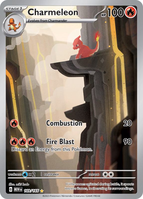 Charmeleon - 169/165 - SV: Scarlet & Violet 151 - Pokemon