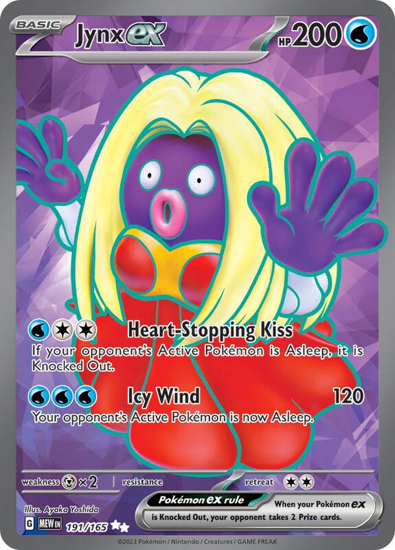 Jynx ex - 191/165 - SV: Scarlet & Violet 151 - Pokemon