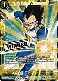 Vegeta, Fatherly Encouragement (Store Championship Winner Card 2023) card art
