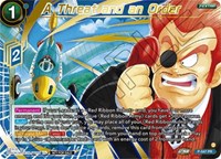 A Threat and an Order (Championship Z Extra Card Pack 2023) (Gold-Stamped) card art