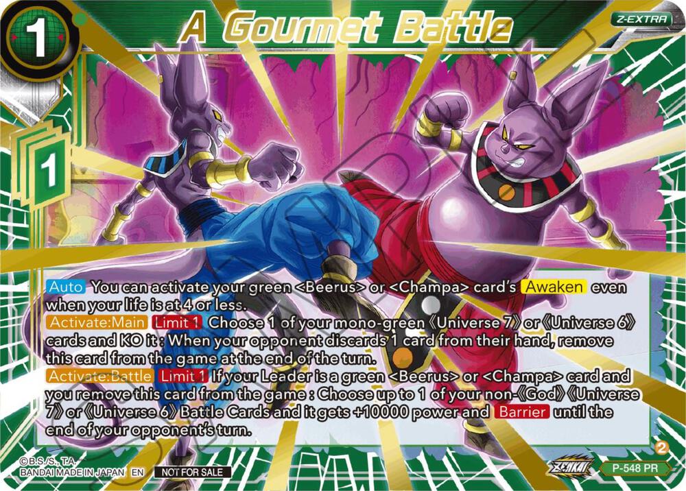 A Gourmet Battle (Championship Z Extra Card Pack 2023)