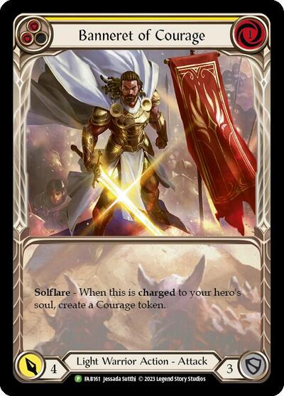 Banneret of Courage - FAB161 Flesh and Blood: Promo Cards card price