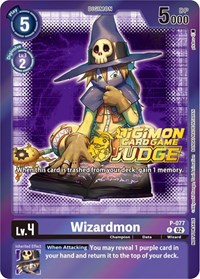 Wizardmon - P-077 (Judge Pack 4) - Digimon Promotion Cards - Digimon card