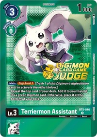 Terriermon Assistant - BT5-046 (Judge Pack 4) - Battle of Omni - Digimon card