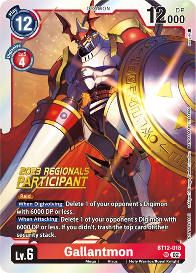 Gallantmon (2023 Regionals Participant)